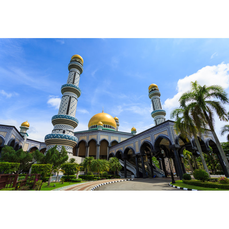 Masjid Brunei by Peera_Sathawirawong - Wrapped Canvas Print, 61cm H x 91cm W x 3.8cm D