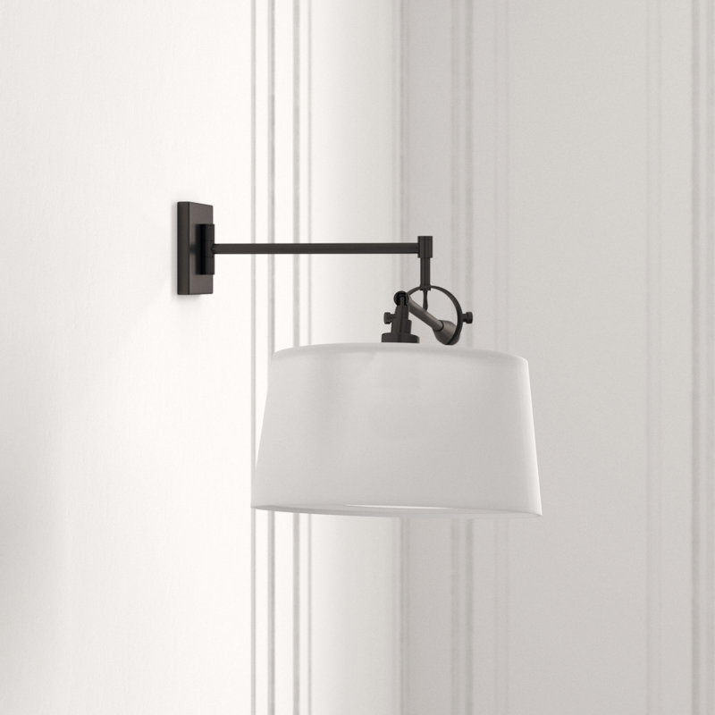 Real Simple 1 - Light Swing Arm, Dark Bronze Powder Coat