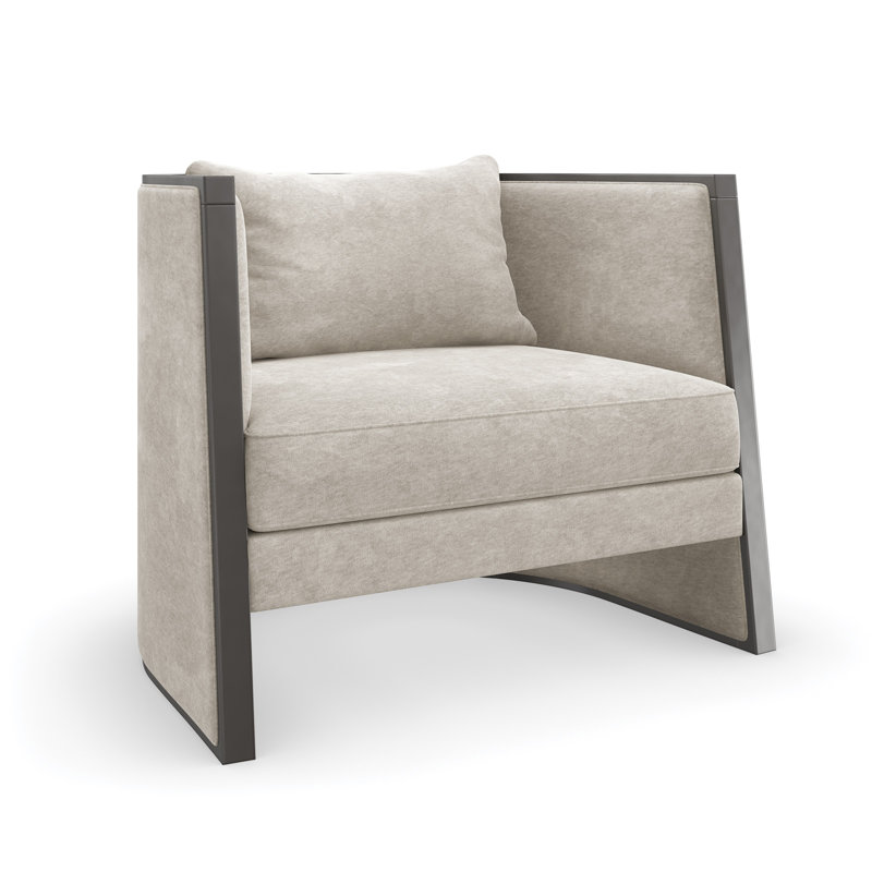 Cut Away Barrel Chair