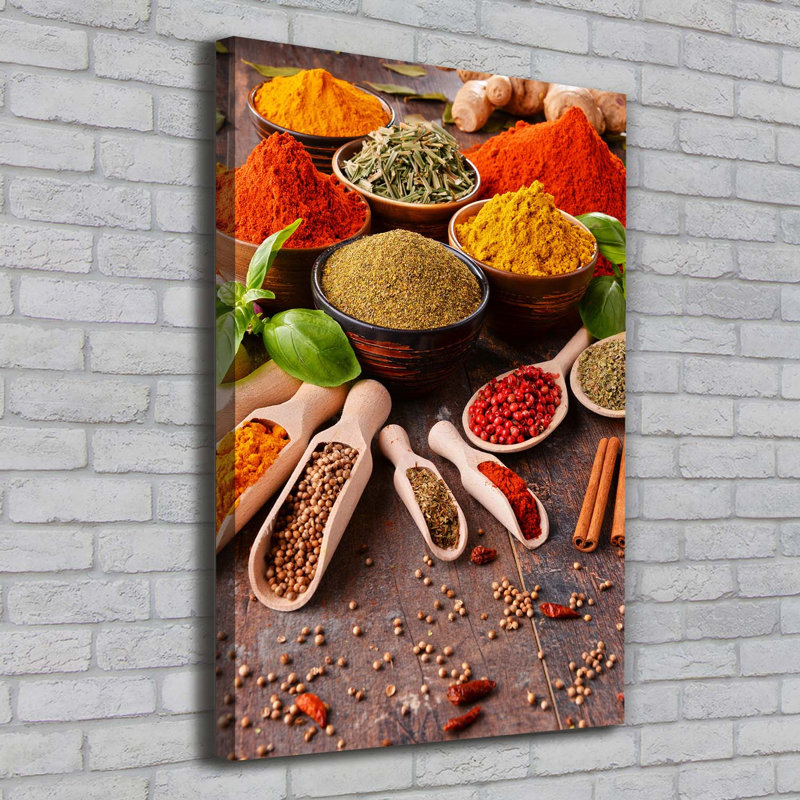 Spices - Wrapped Canvas Print