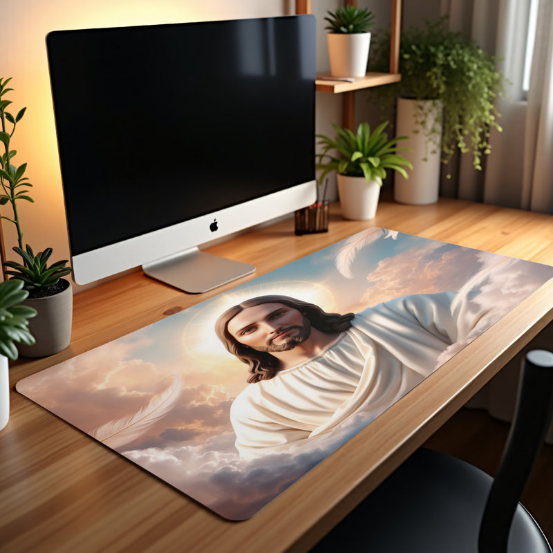 Polyester Desk Pad, 23.6x13.8