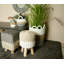 Skylar Solid Wood Accent Stool