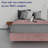 14-Inch Premium Kauly Material Wood Bed Frame, Comfortable Foundation with Acrylic Legs-88868862-88868853