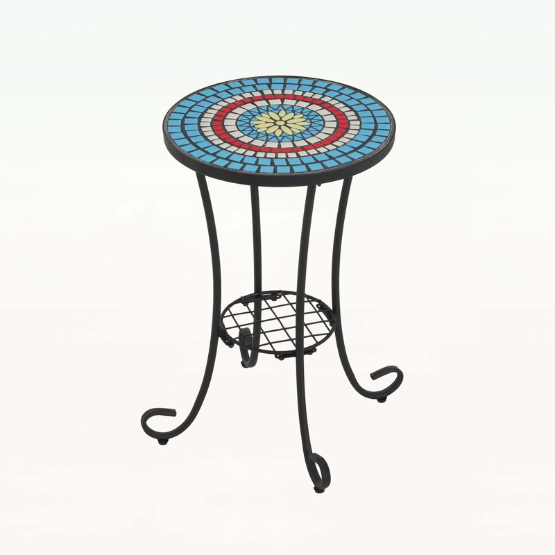 Zaire Ceramic Top Side Table