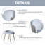 Chaise de travail en velours Rumena-2049392013