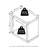 Furinno CUBICLE Floating Shelves for Wall, Cube Wall Shelf, Extra Thick Wall Mounted Book Shelf, Single Cube, 16" x 16" x 9.8", for Bathroom, Bedroom, Living Room, White-123664697