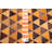 Cowhide Patchwork Orange Rug 5'0" x 7'11"