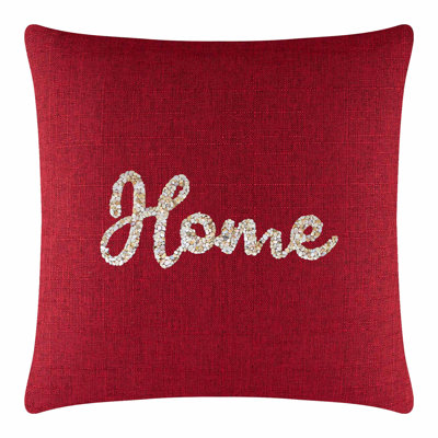 Coussin Sparkles Home Shell Home | Coquillages de haute qualité | Conception nautique | Lavable à la machine