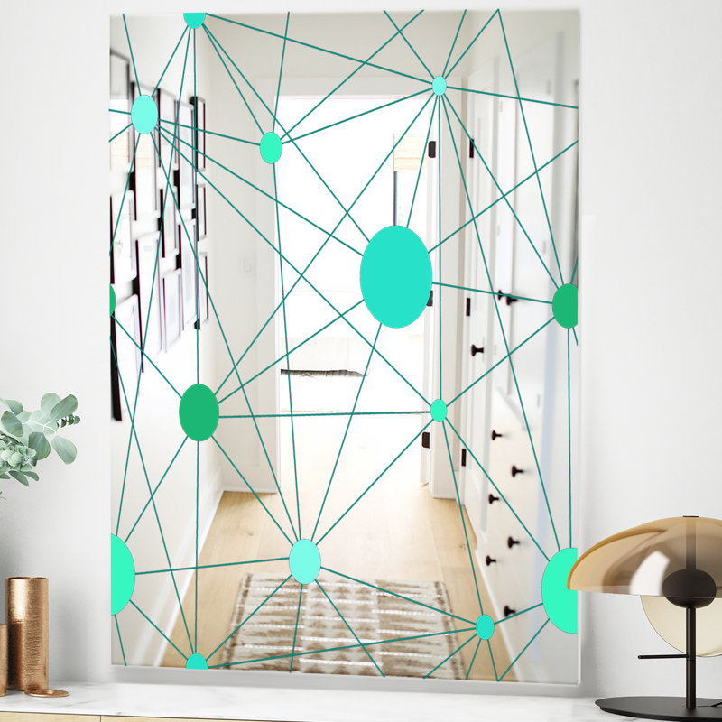 Miroir d'appoint circulaire sans cadre 1 Glam, H 39,4 po x l 29,5 po
