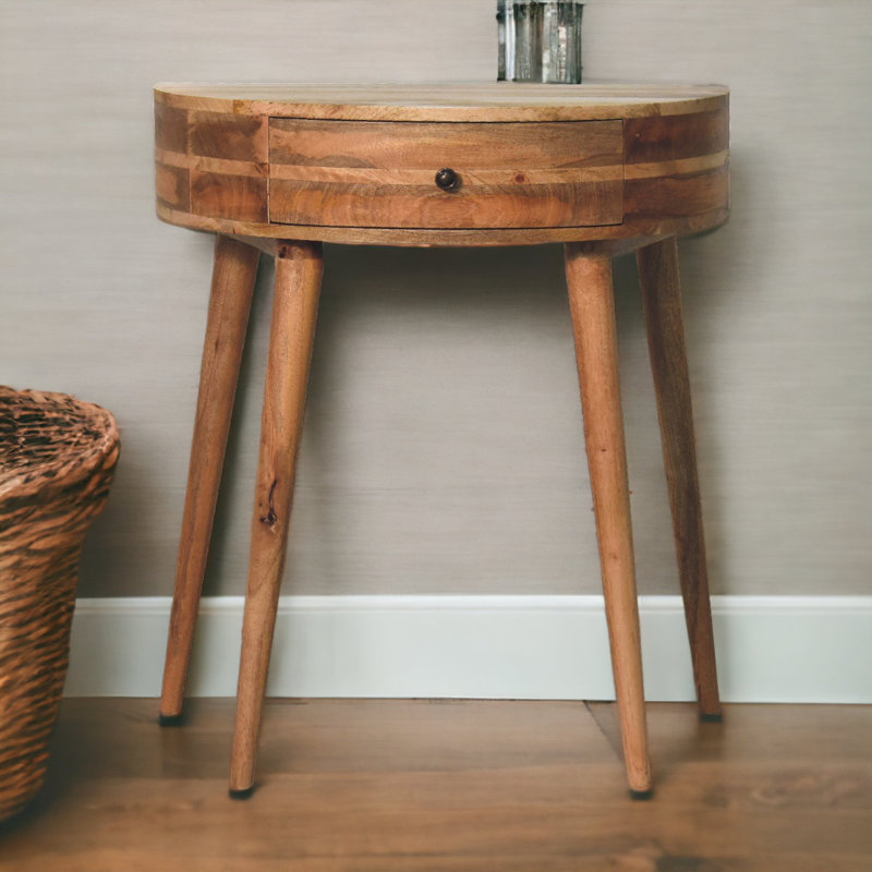 Console en bois massif 27,56 po Daycia