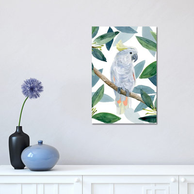 Cockatoo Perch I by Annie Warren - Wrapped Canvas Print