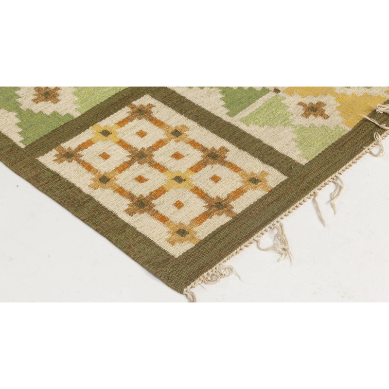 Vintage One-of-a-Kind Rectangle 5'4" X 8'2" Area Rug