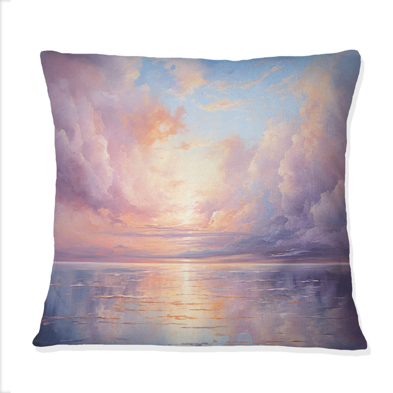 Coussin décoratif Sunset Cotton Candy Skies II - Sunset