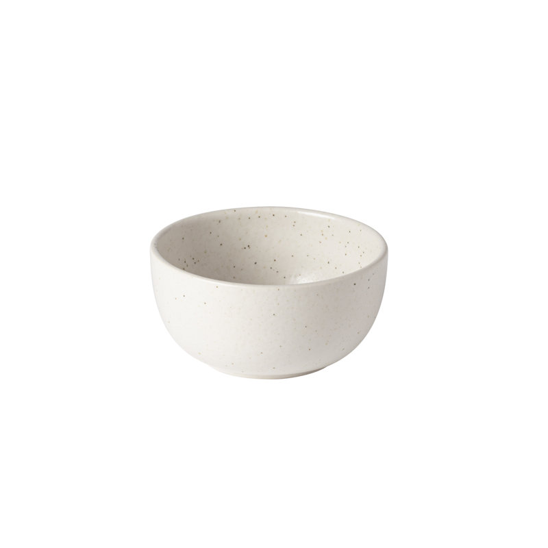 Casafina Pacifica Handmade Stoneware Dessert Bowl, Vanilla