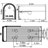 Edwards Steel Post Mounted Mailbox with Magnetic Closure-27331757