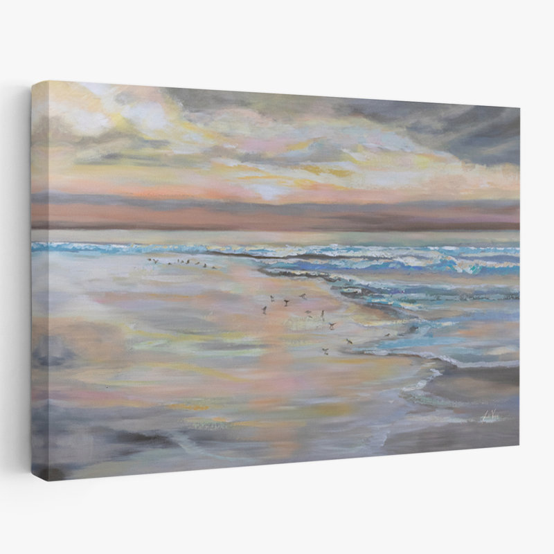 Matinée contemporaine et côtière, H 24 po x l 16 po