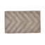 Ensemble de tapis de salle de bain à chevrons touffetés 100% coton Annaclara Premium GSM 1990 avec endos en latex antidérapant, certifié OEKO-TEX®, super absorbant et lavable à la machine, beige-71048580-71048574