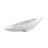 Hurtt Aluminum Metal Sleek Minimalistic Boat Decor Silver Tray