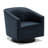 Hall Faux Leather Swivel Barrel Chair-1194730753