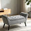 Velvet Upholstered Bench