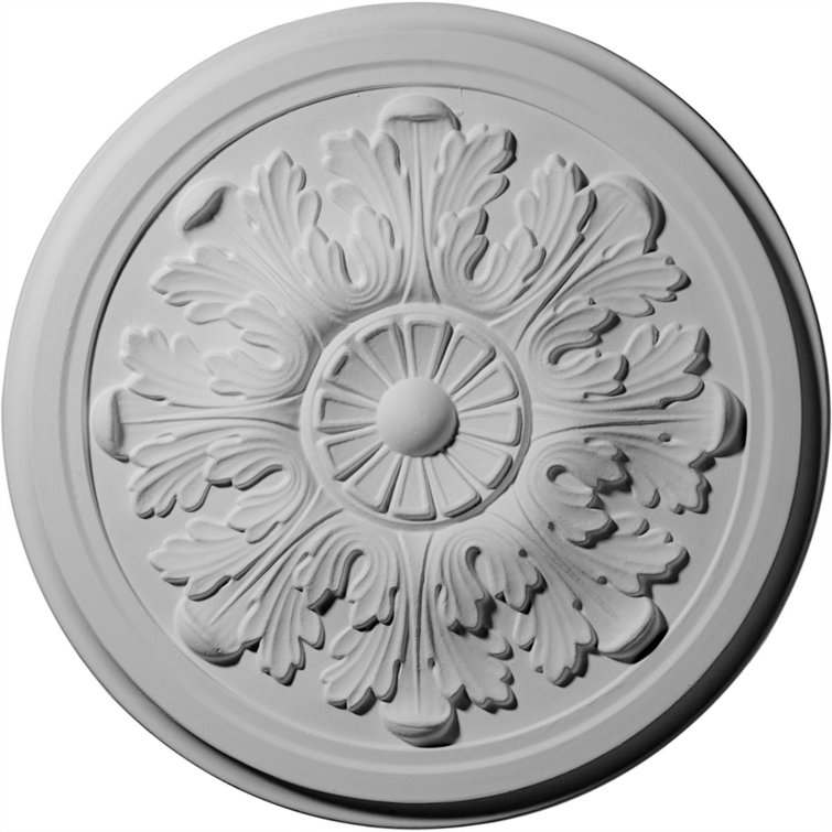 Acanthus 12.75" H x 12.75" W x 0.875" D Ceiling Medallion