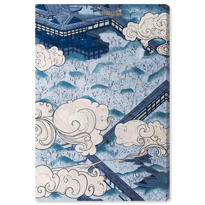 Impression sur toile de la dynastie impériale rétro, art japonais par Art Remedy