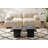 Modern Coffee Table Set (2 Pieces), Large: 43.3 x 11.8 x 17.7 inches & Small: 9.8 x 15.4 x 23.2 inches | 100% Melamine Coated Particle Board, Durable & Stylish for Living Room or Office Decor-105523780