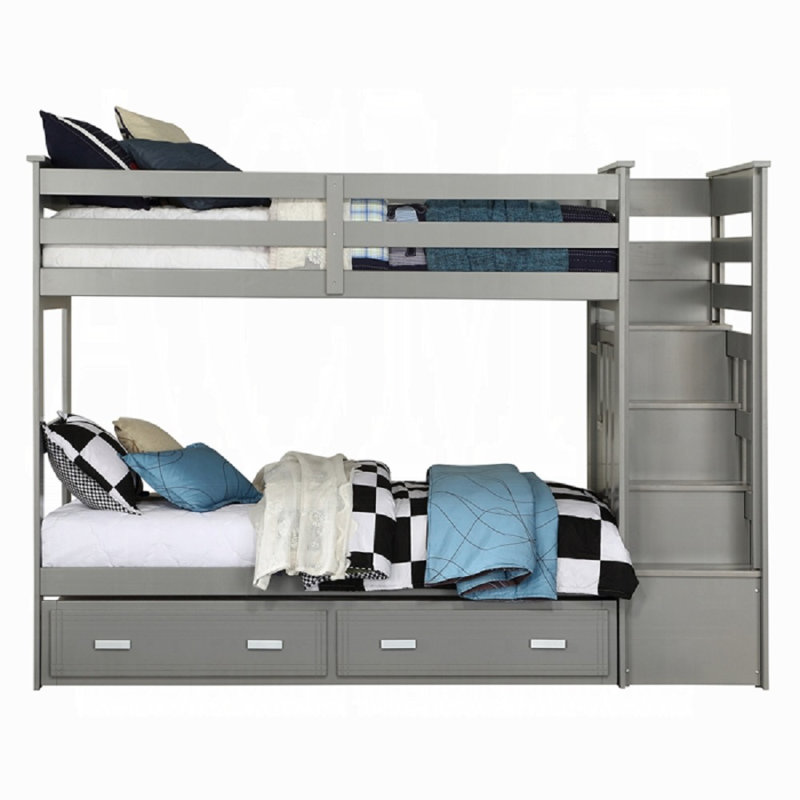 Lit superposé double Kilroot, Blanc