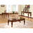 Cherry Rectangle Coffee Table With Turned Legs