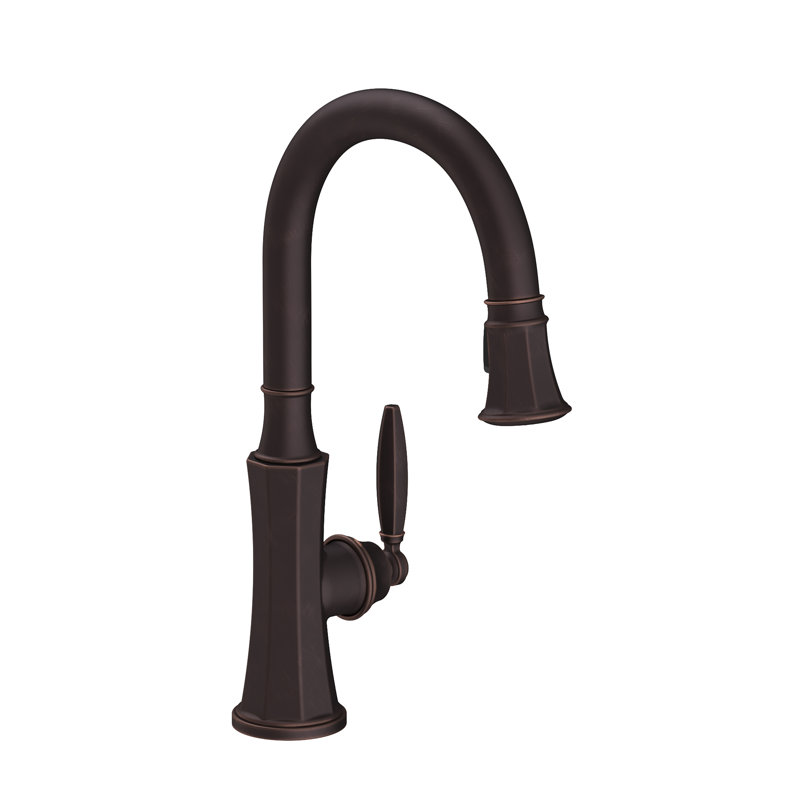 Metropole Single Handle Pull Down Kitchen Faucet, Venetian Bronze