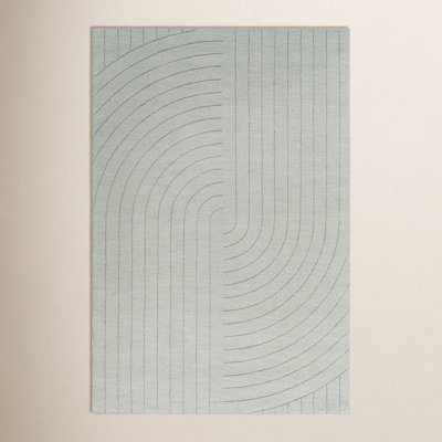 Kolo Handmade Wool Green Rug