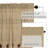 Abilene Star 100% Cotton Solid Color Room Darkening Rod Pocket Curtain Panels-1605794403