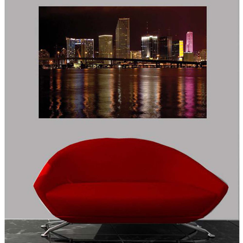 Scenic & Cityscapes Non-Wall Damaging Wall Decal, 40" H x 60" W x 0.1" D