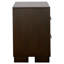 Table de chevet 2 tiroirs Polk Cappuccino
