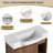 24'' Single Bathroom Vanity with Ceramic Top