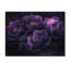 Mauve pivoines de minuit II - art mural en bois pivoines - sur bois de pin naturel-235423108