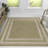 Frenzy Easy Jute Minimalist Boho Inset Border Indoor/Outdoor Rug-783385955-783385958