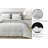 Washed Microfiber Bedding Honeycomb Comforter Set-81915327-81915321