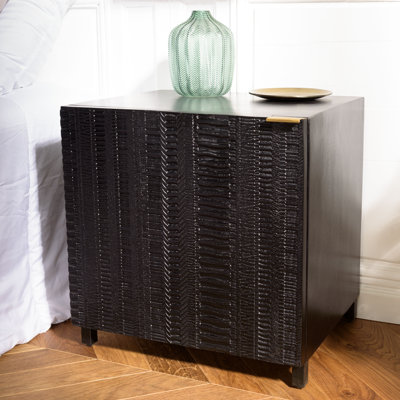 Moraya 50cm W Solid + Manufactured Wood Bedside Table