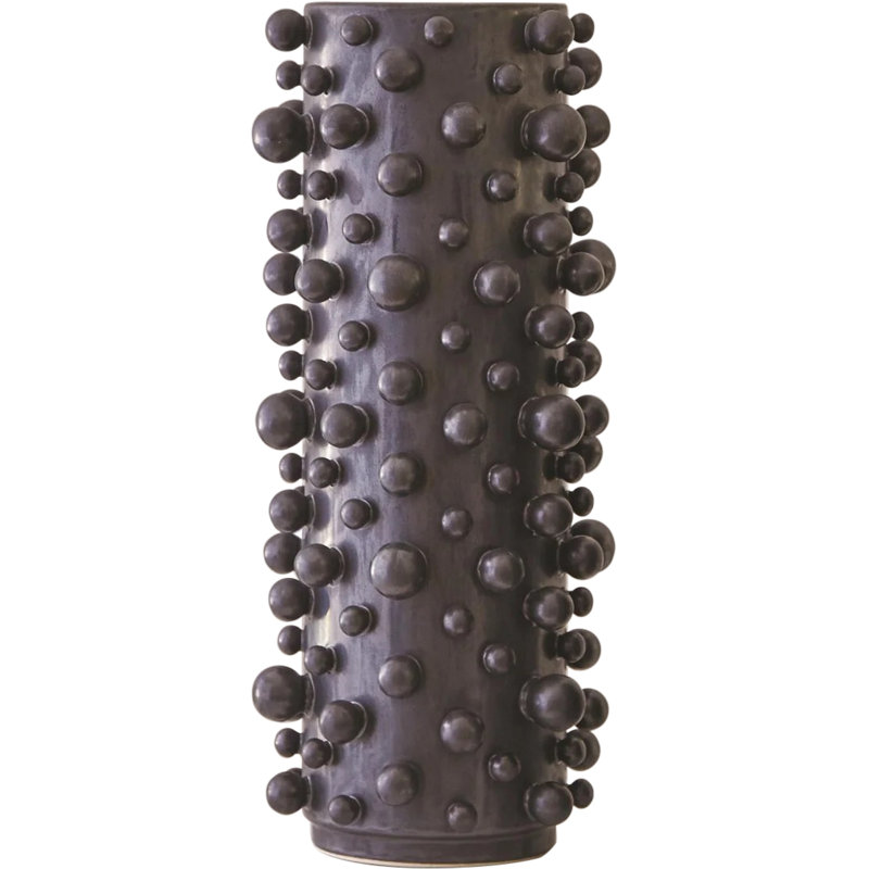 Molecule Vase-Graphite-Lg, Graphite