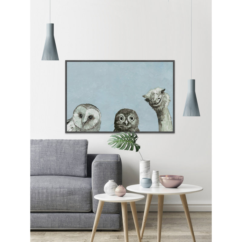 «Big Eyes In Blue», reproduction sur toile encadrée, H 24 po x l 36 po x P 1,5 po