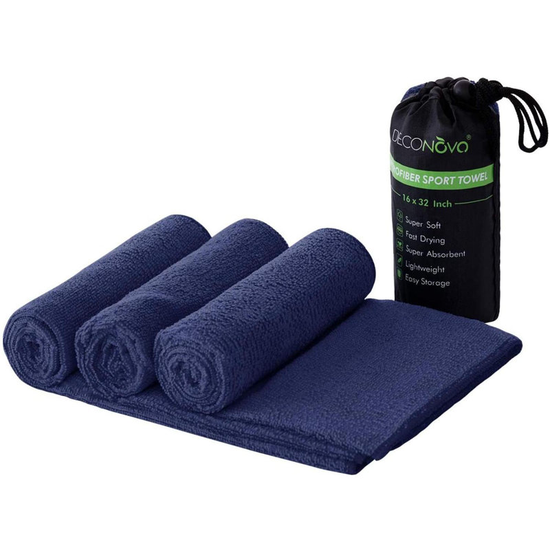 Ultra Light Hand Towel, Navy Blue