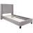 Riverdale Tufted Platform Bed with 10 Inch Pocket Spring Mattress-52247927-52247933