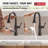 Cassidy Touchless Kitchen Faucet with Touch Technology, Oil Rubbed Bronze Kitchen Sink Faucet with Pull Down Sprayer, Single Hole, Venetian Bronze-109382259