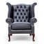 High Back Chesterfield Upholstered Wingback Chair-963280144