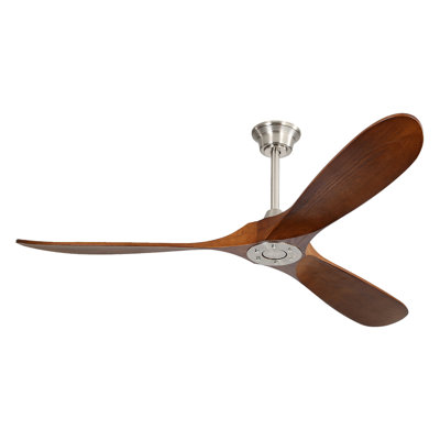 Ventilateur de plafond extérieur 60 pouces sans lumière 3 pales ABS avec commande intelligente APP