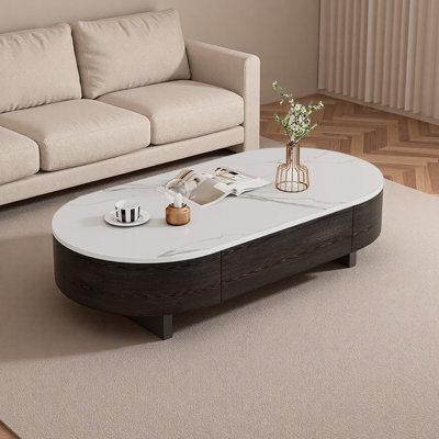 Table basse moderne avec tiroirs de rangement
