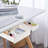 2 Pack Under Desk Drawer, Under Desk Storage, Under Desk Organizer, Hidden Self-Adhesive Desk Drawer Slide-Out, Stick On Desk Drawer White, Under Mount Drawer For Office,Classroom,Home