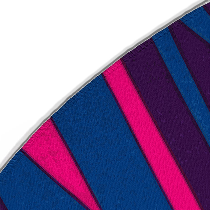 Hyper Flux Indoor And Outdoor Area Rug, Round 5'