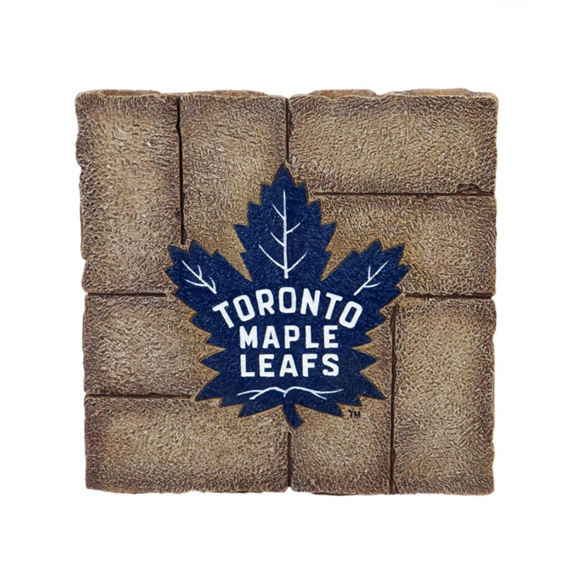 Weather Resistant Plastic Sports Stepping Stone, Toronto Maple Leafs